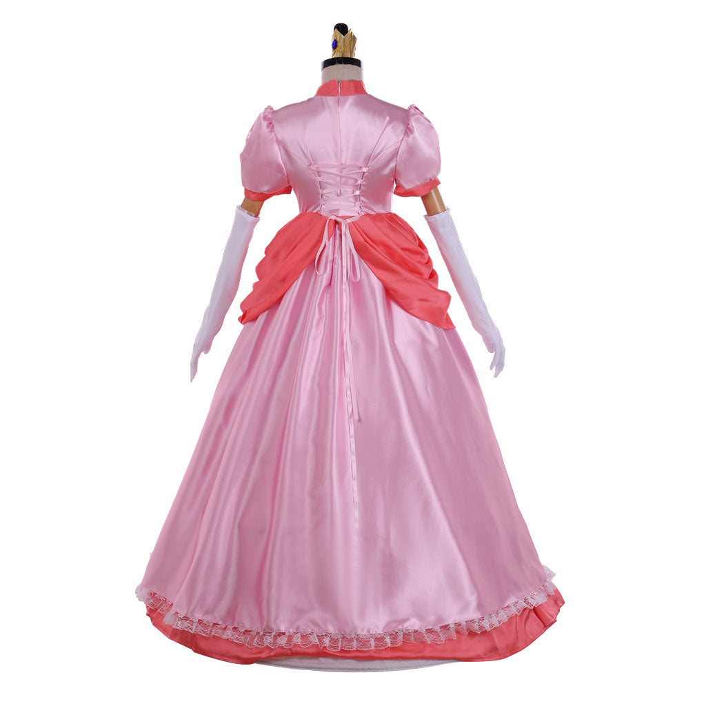 Pink Sweet Princess Peach Cosplay Costume for Women | Game Cosplay Series | Astricos-Astricos