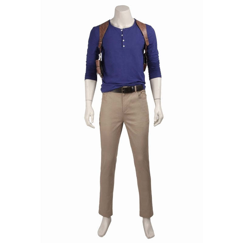 Nathan Drake Deluxe Cosplay Costume - Uncharted 4: A Thief's End Full Set-Astricos