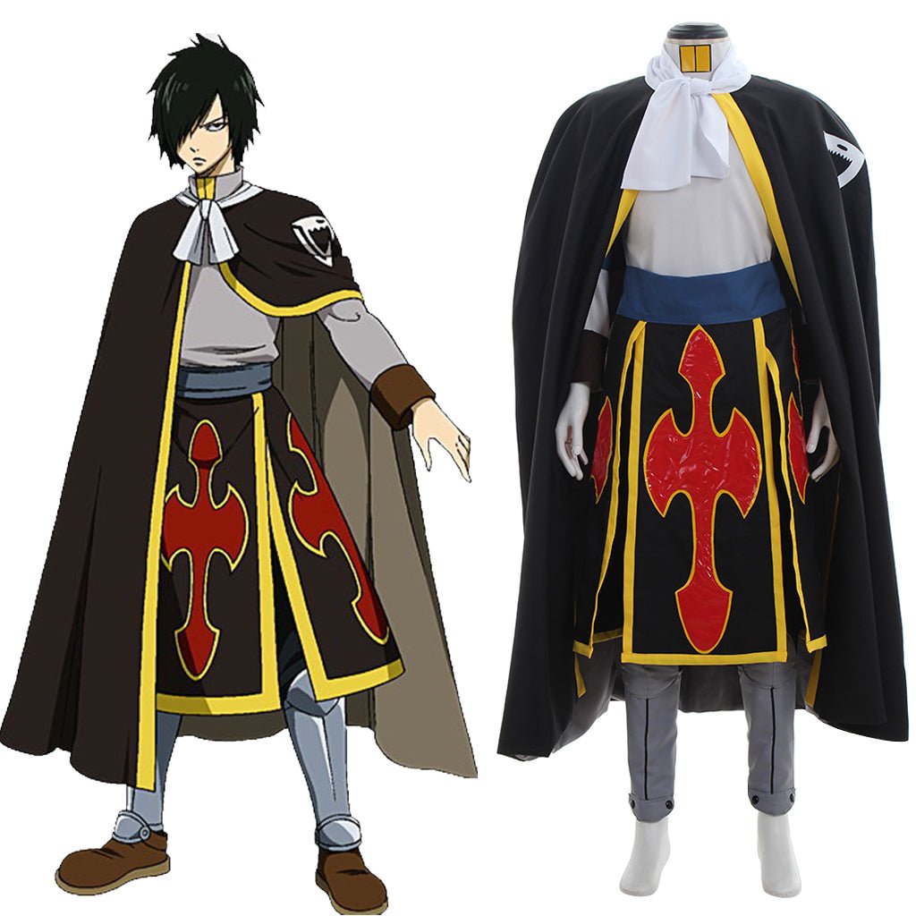 Fairy Tail Shadow Dragon Rogue Cheney Ryos Cosplay Costume - Authentic Dragon Slayer Outfit-Astricos