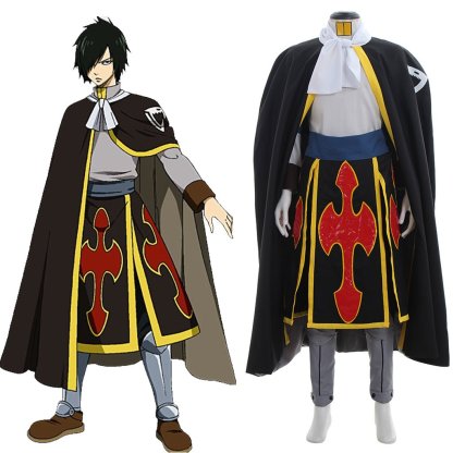 Fairy Tail Shadow Dragon Rogue Cheney Ryos Cosplay Costume - Authentic Dragon Slayer Outfit-Astricos