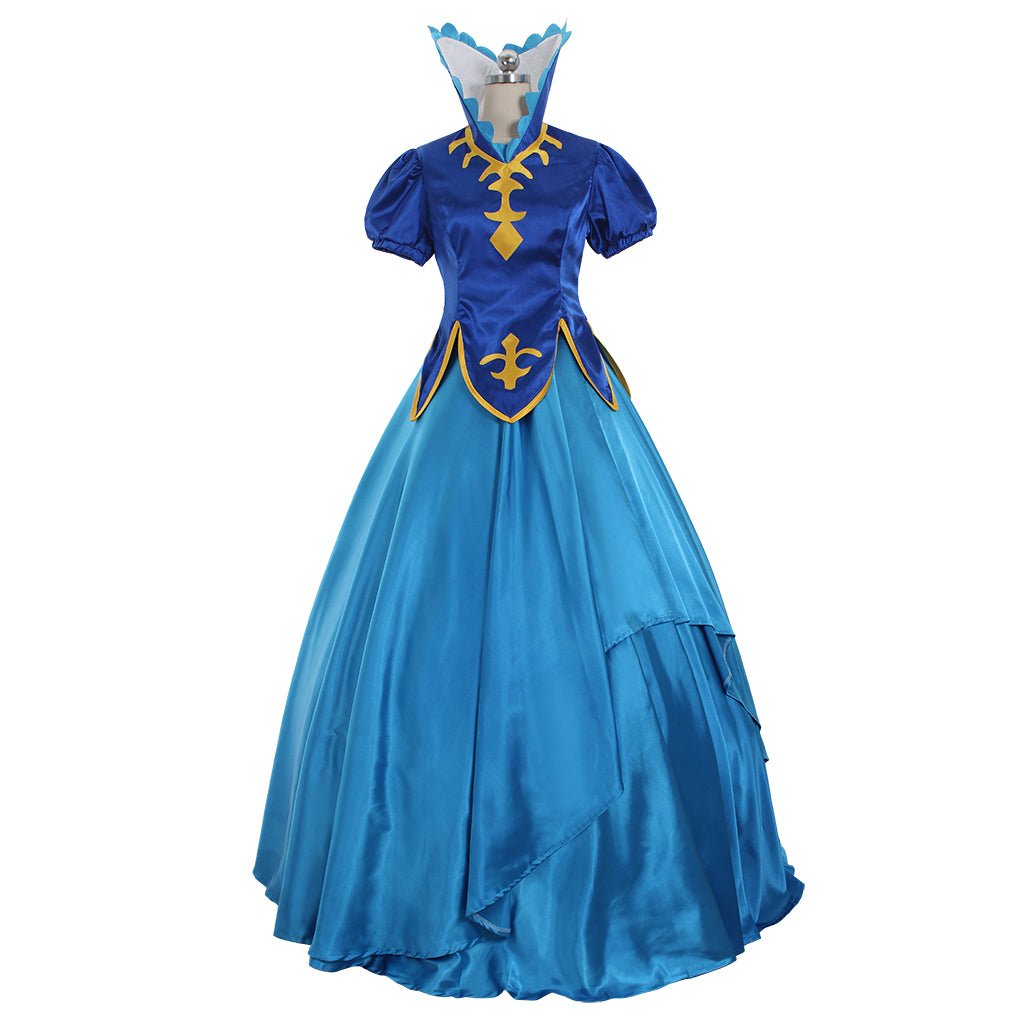 Fairy Tail Juvia Lockser Blue Lolita Cosplay Dress | Astricos-Astricos