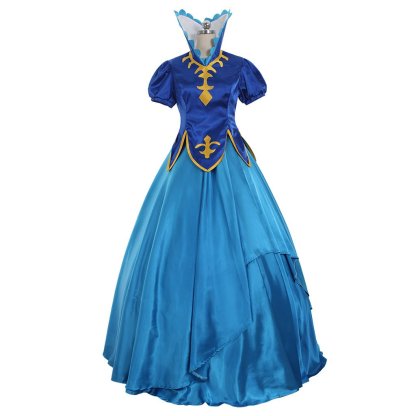 Fairy Tail Juvia Lockser Blue Lolita Cosplay Dress | Astricos-Astricos