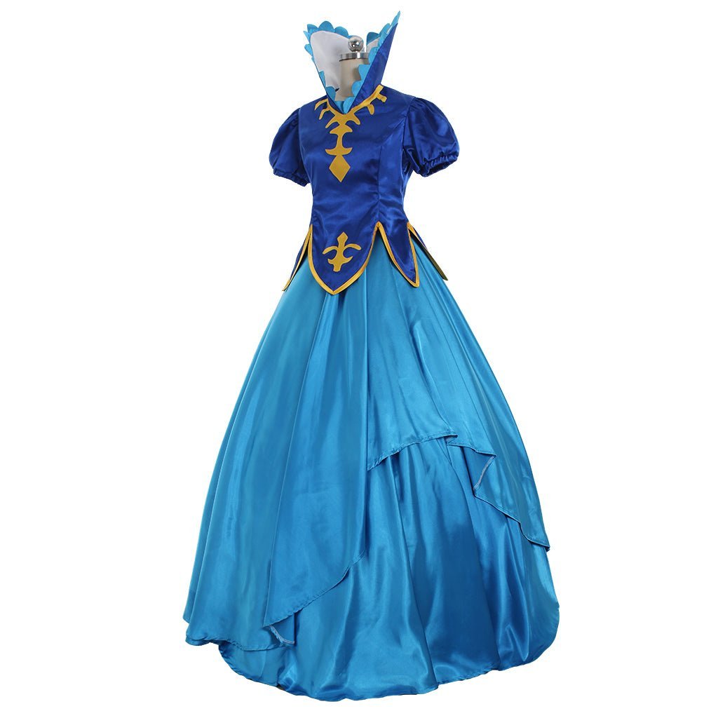 Fairy Tail Juvia Lockser Blue Lolita Cosplay Dress | Astricos-Astricos