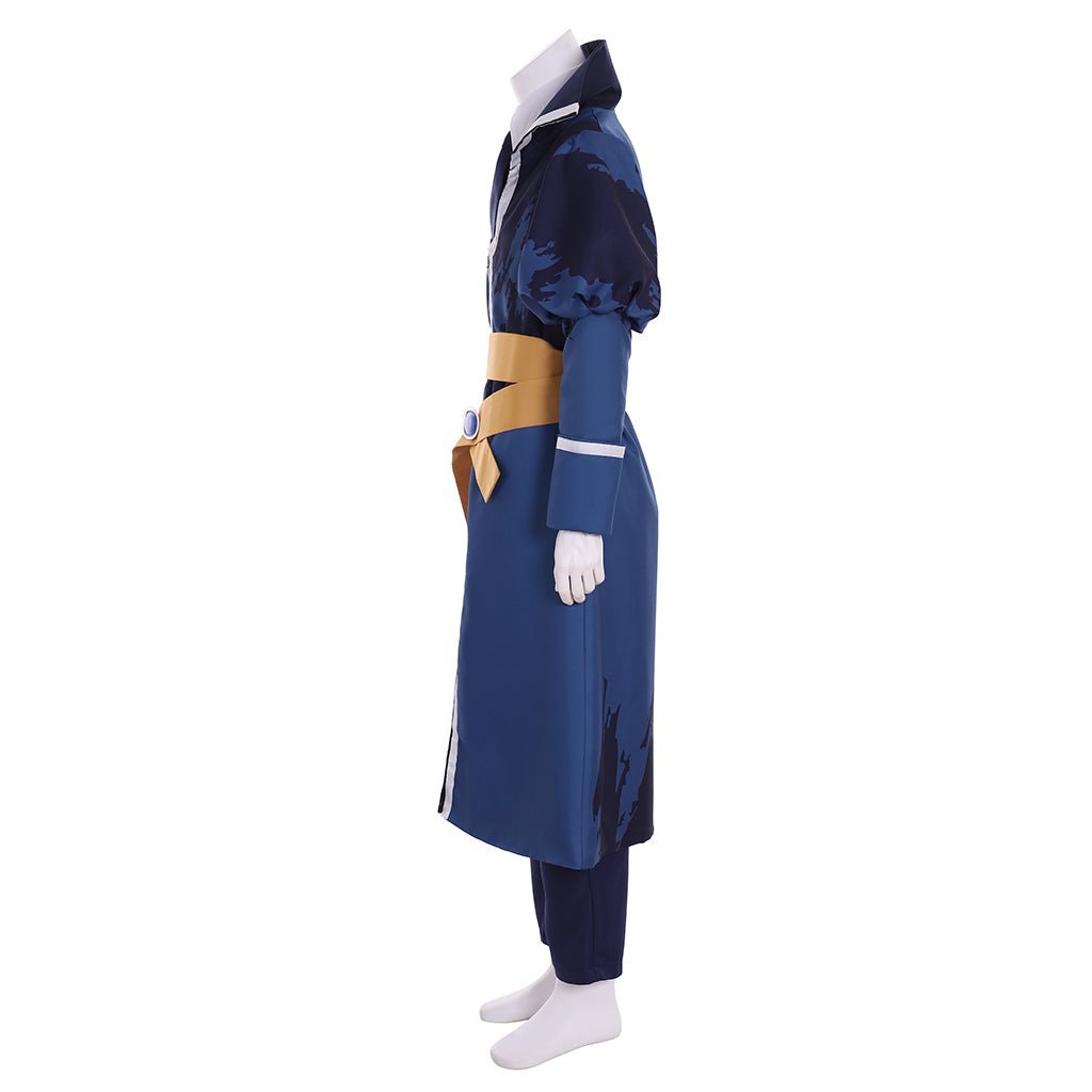 Fairy Tail Season 3 Invel Yura Cosplay Costume - Authentic Anime Ice Mage Outfit-Astricos