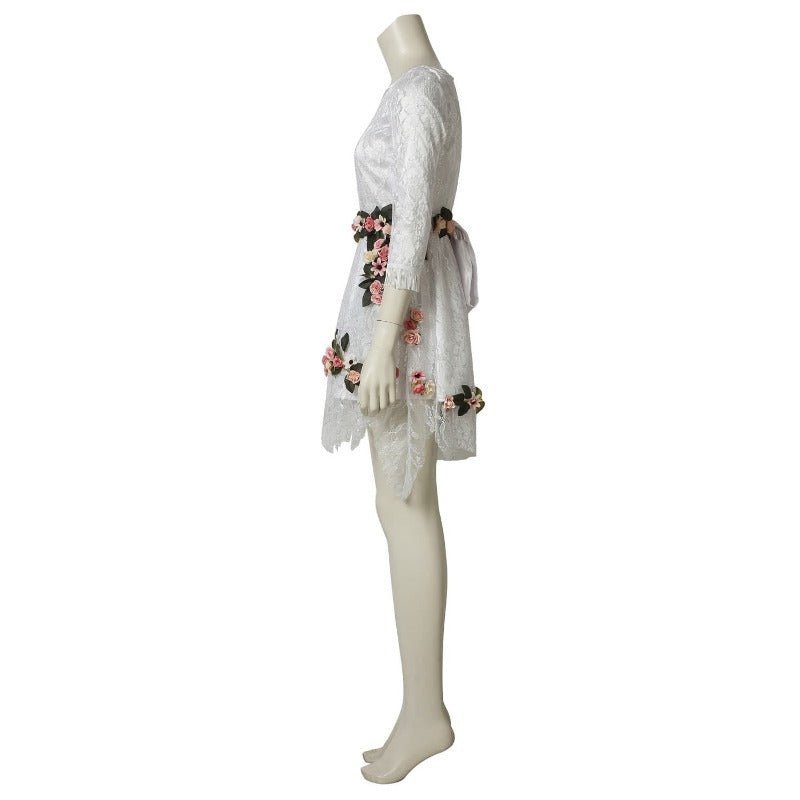 Faith Seed Cosplay Dress - Inside Eden's Gate Floral White Costume for Women - Astricos