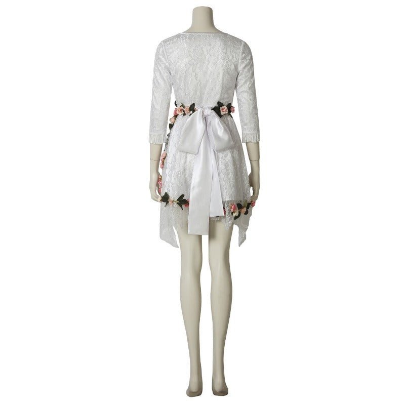 Faith Seed Cosplay Dress - Inside Eden's Gate Floral White Costume for Women - Astricos