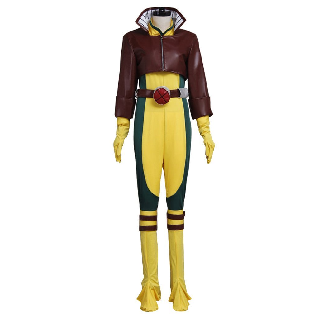 Fantasia X 97 Super Villain Cosplay Rogue Costume Coat & Jumpsuit for Women - Halloween & Carnival Party-Astricos