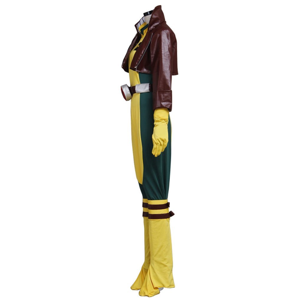 Fantasia X 97 Super Villain Cosplay Rogue Costume Coat & Jumpsuit for Women - Halloween & Carnival Party-Astricos