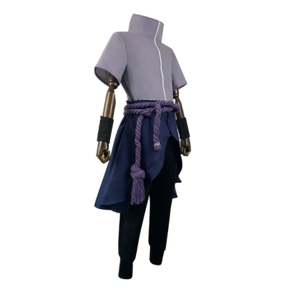 Naruto Uchiha Sasuke Cosplay Costume, Full Set, Custom Size for Anime Con & Halloween