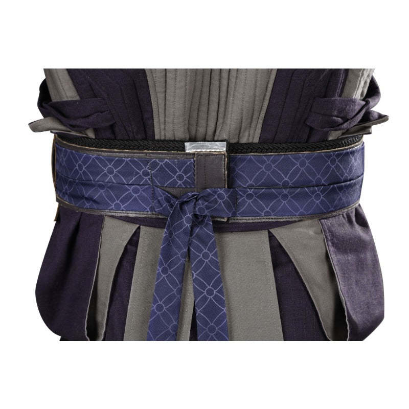 Mortal Kombat 1 Smoke Cosplay Costume Full Set with Mask for Halloween & Parties-Astricos