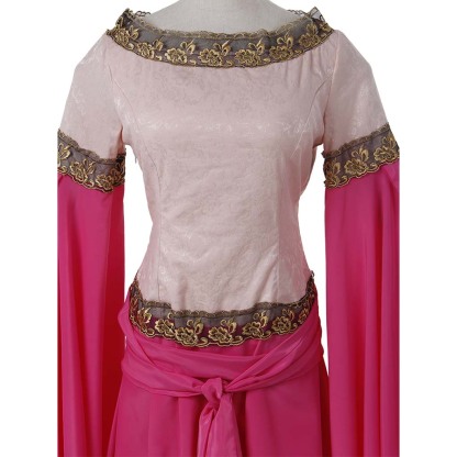 Exquisite Women's Medieval Victorian Gothic Ball Gown Dress for Cosplay & Events-Astricos