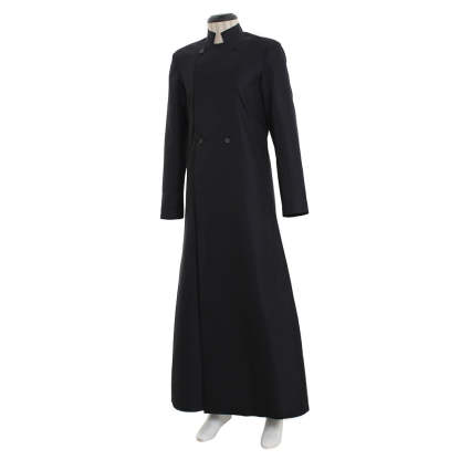 Men's Double Breasted Minister Choir Cassock Robe - Elegant Clergy Vestment-Astricos