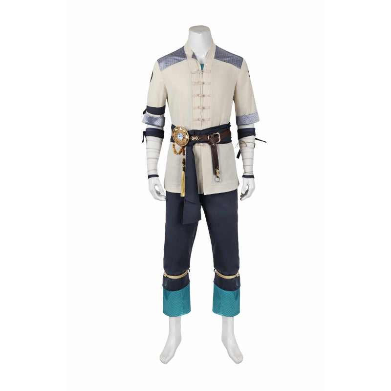 Mortal Kombat 1 Raiden Cosplay Costume Full Set - Thunder God Battle Uniform for Halloween & Cosplay Events-Astricos