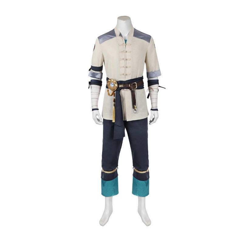 Mortal Kombat 1 Raiden Cosplay Costume Full Set - Thunder God Battle Uniform for Halloween & Cosplay Events-Astricos