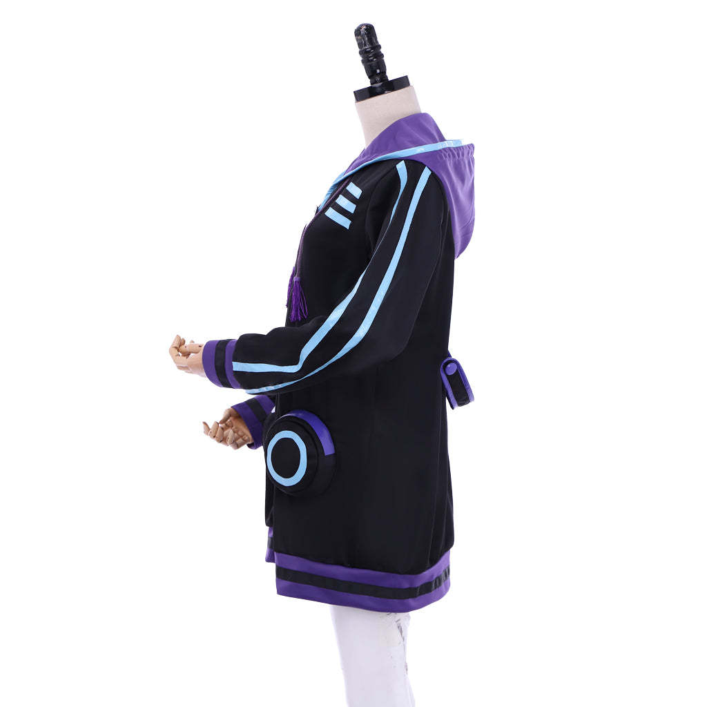 Purple Heart Hoodie Cosplay Costume - Hyperdimension Neptunia Official Outfit-Astricos