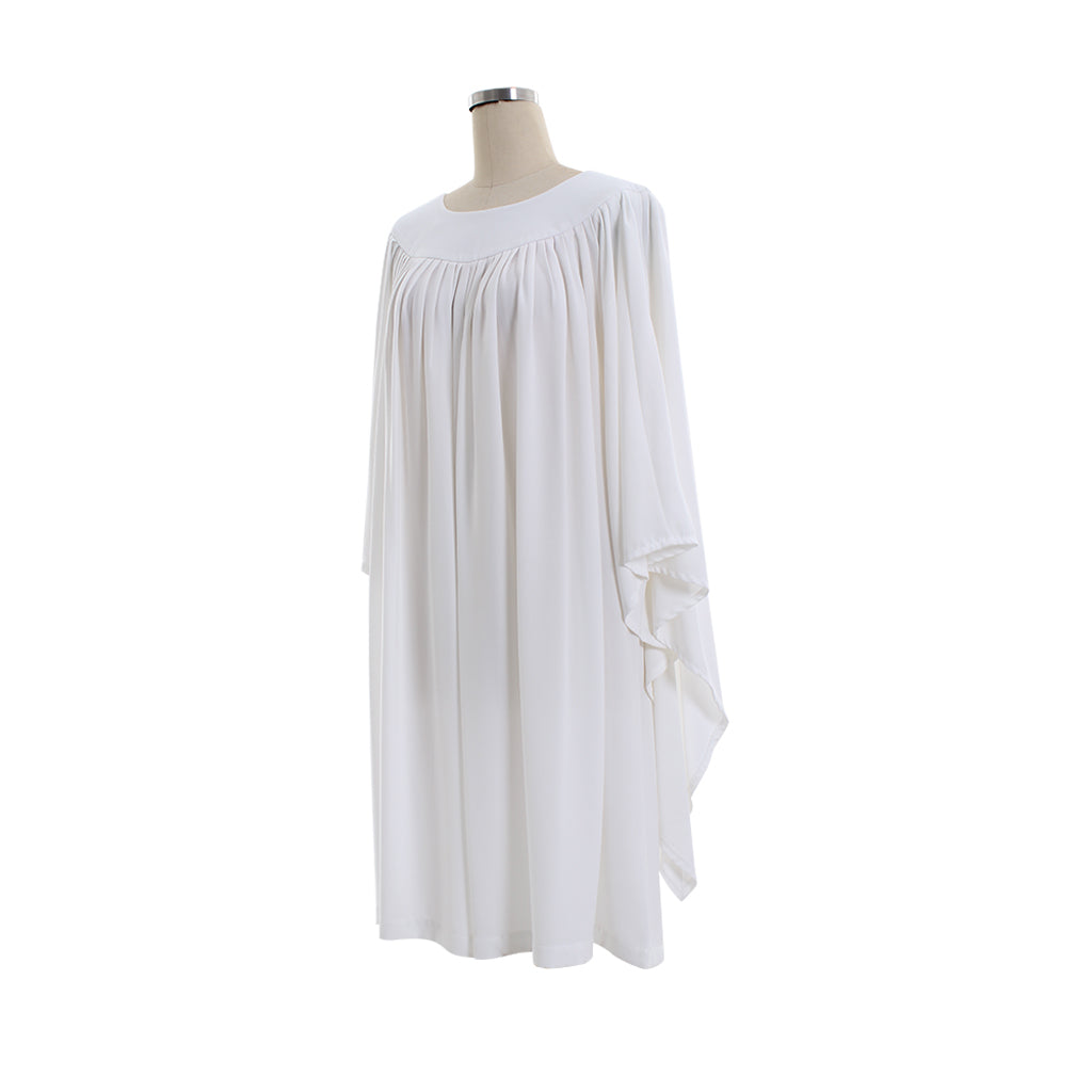 Traditional Women's Church ALB White Vestments Chasuble - Catholic Priests Clergy Surplice Costume | Astricos-Astricos