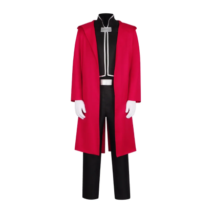 Edward Elric Fullmetal Alchemist Cosplay Custom Outfit for Halloween & Comic Con