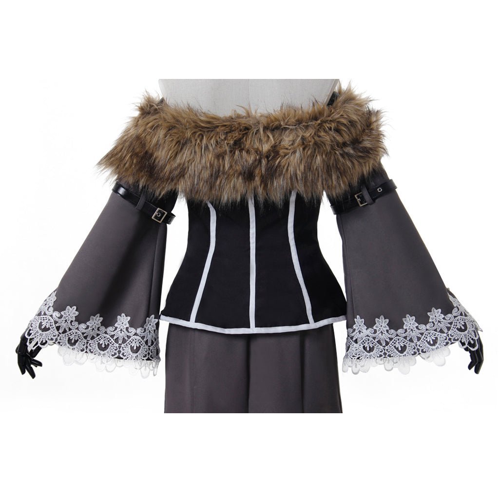 FFX Lulu Black Mage Cosplay Costume for Women - Final Fantasy X Outfit with Accessories-Astricos