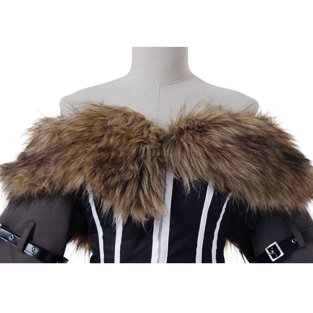 FFX Lulu Black Mage Cosplay Costume for Women - Final Fantasy X Outfit with Accessories-Astricos