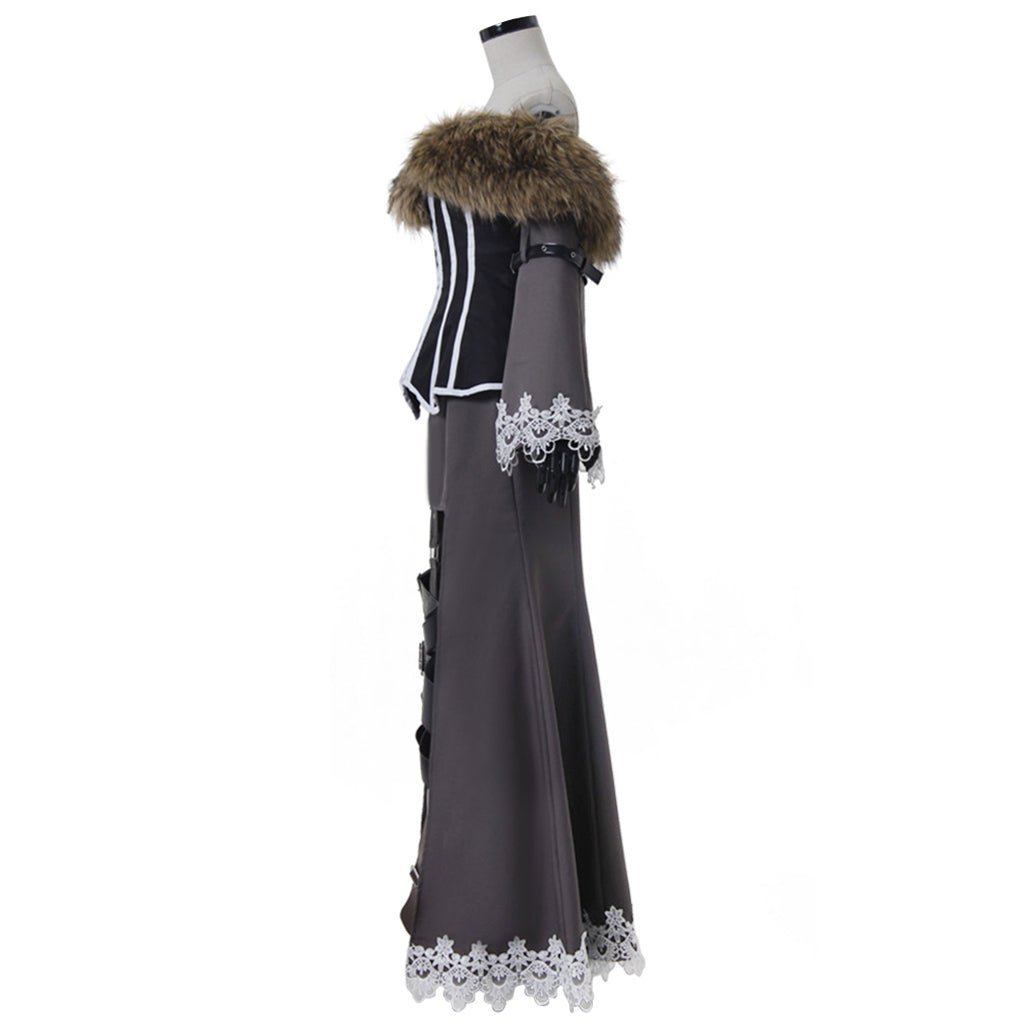 FFX Lulu Black Mage Cosplay Costume for Women - Final Fantasy X Outfit with Accessories-Astricos