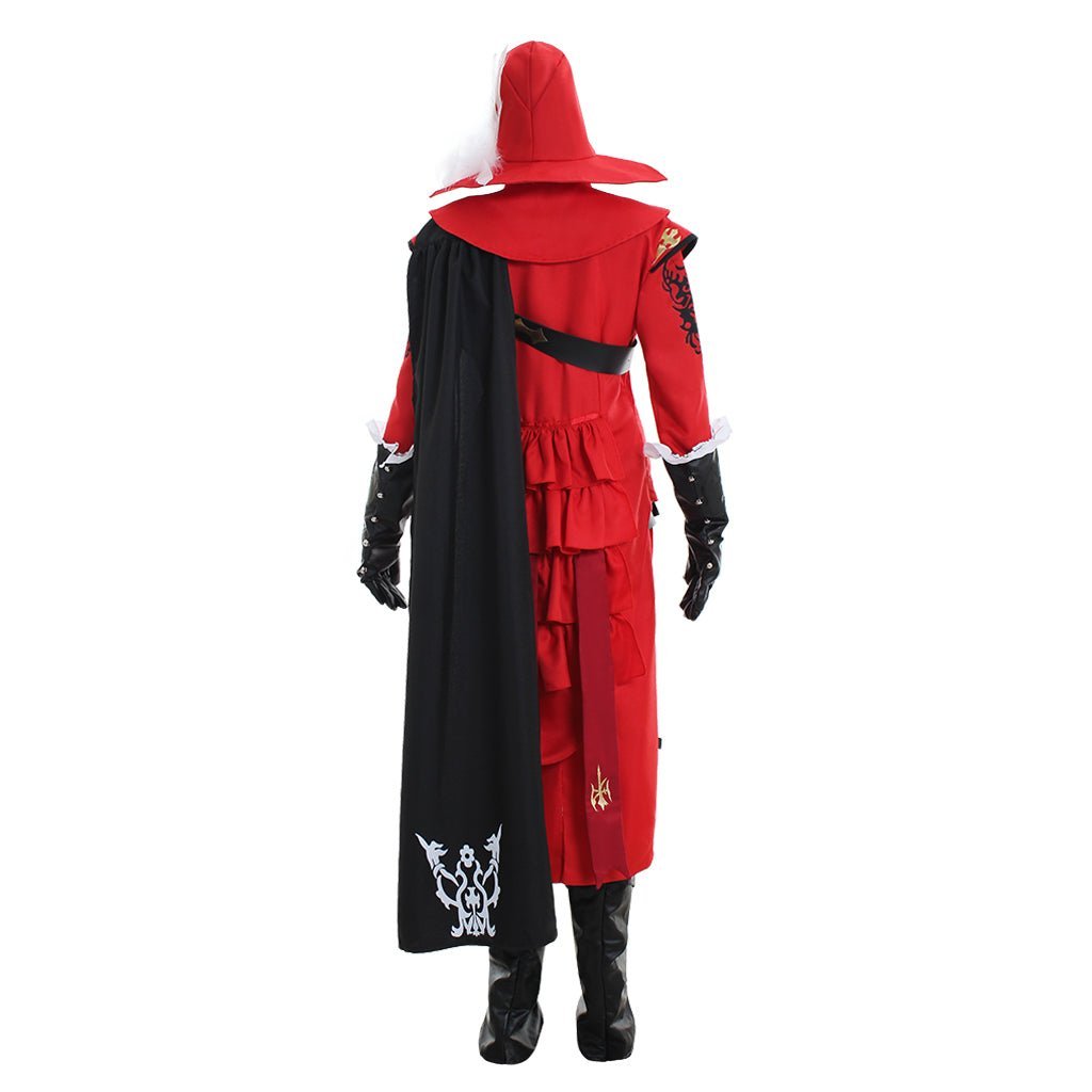 FFXIV Red Mage Cosplay Costume - Premium Fancy Combat Uniform Full Set for Final Fantasy Fans-Astricos