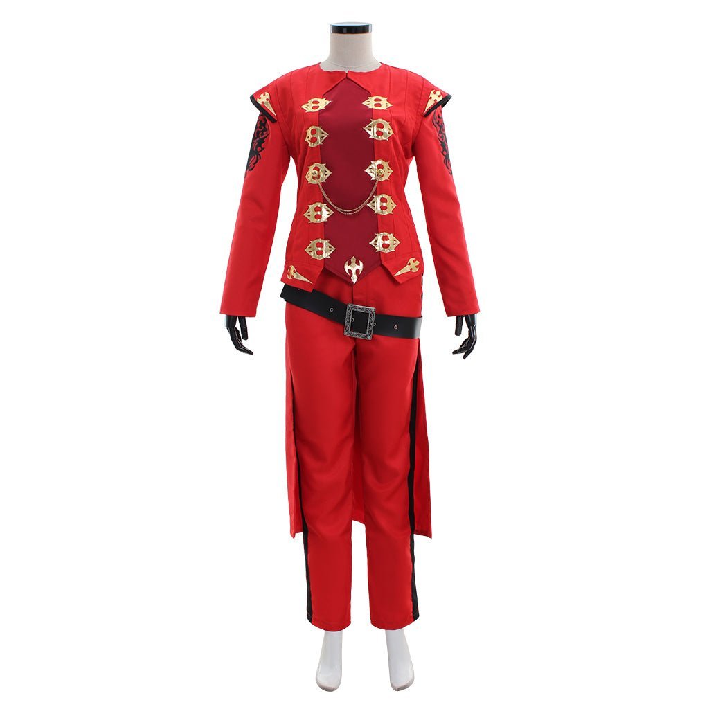 FFXIV Red Mage Cosplay Costume - Premium Fancy Combat Uniform Full Set for Final Fantasy Fans-Astricos