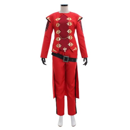FFXIV Red Mage Cosplay Costume - Premium Fancy Combat Uniform Full Set for Final Fantasy Fans-Astricos