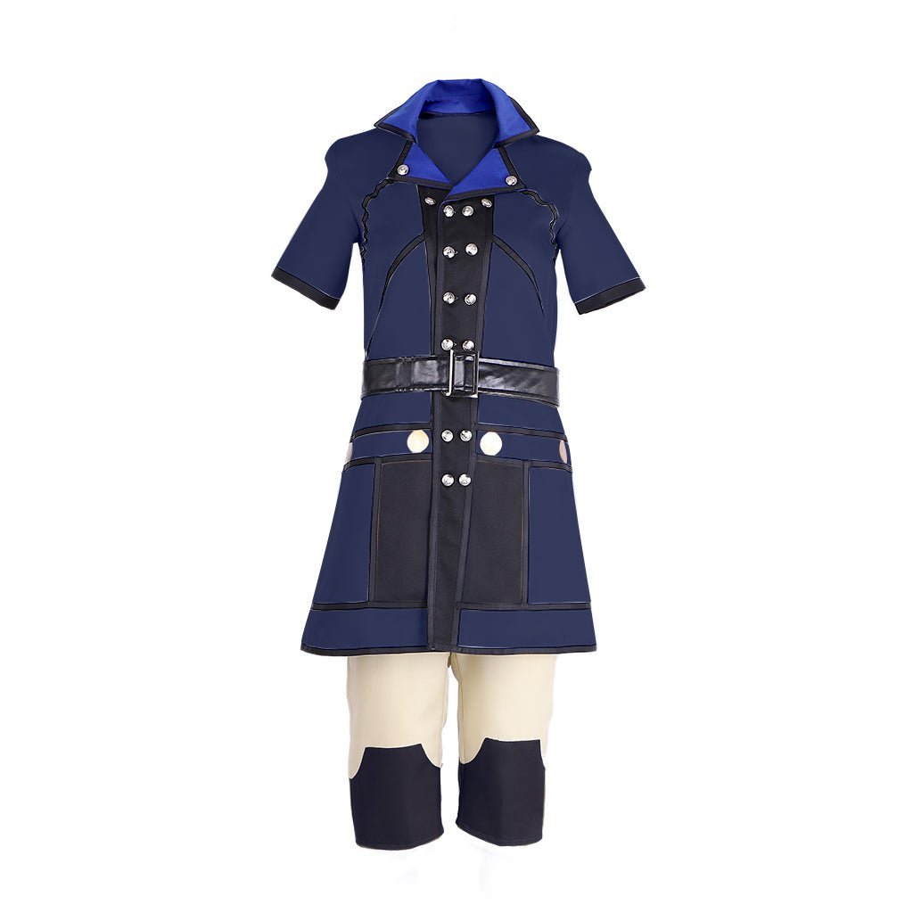Final Fantasy Lann Cosplay Costume Full Set - Jacket, Pants, Belt | Astricos-Astricos