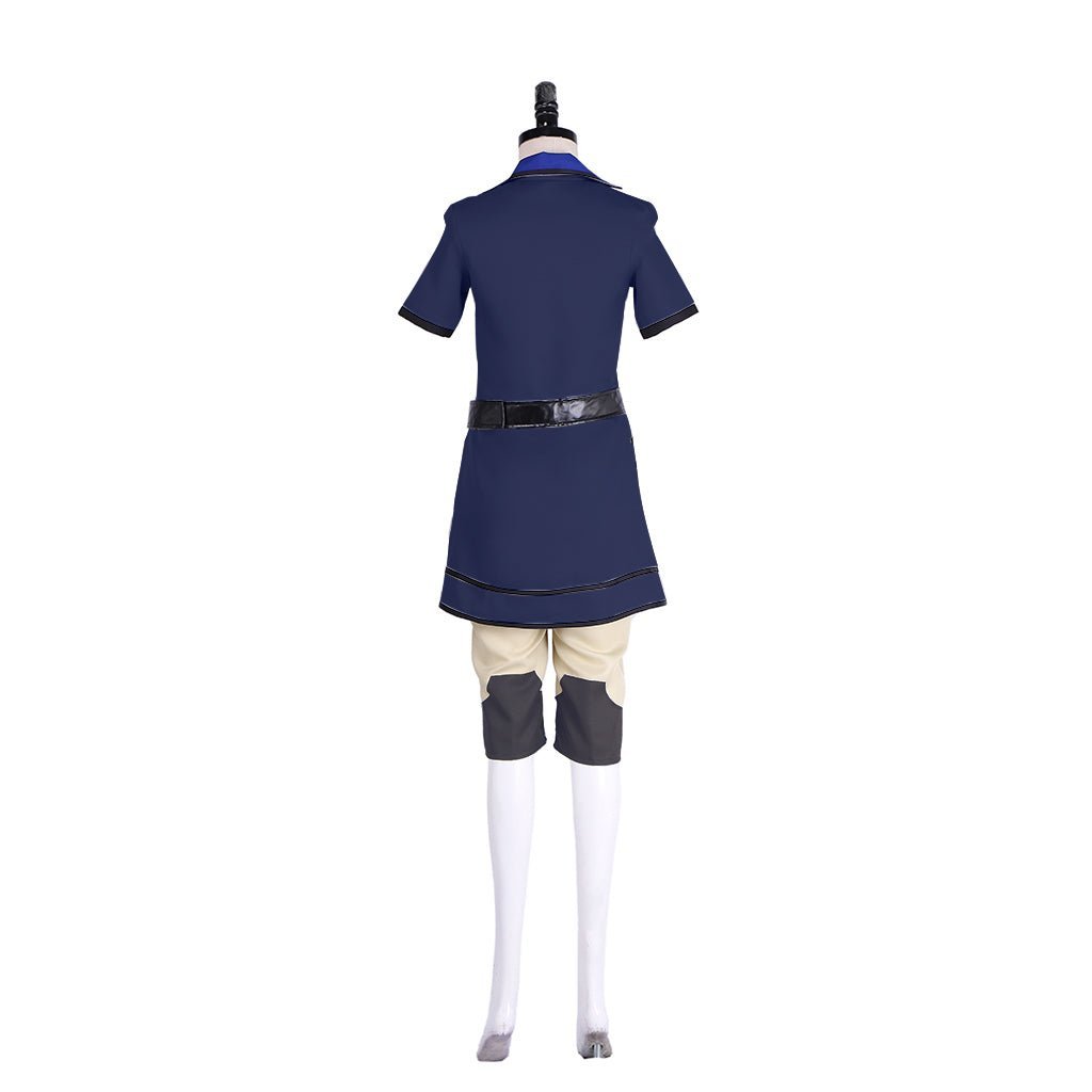 Final Fantasy Lann Cosplay Costume Full Set - Jacket, Pants, Belt | Astricos-Astricos