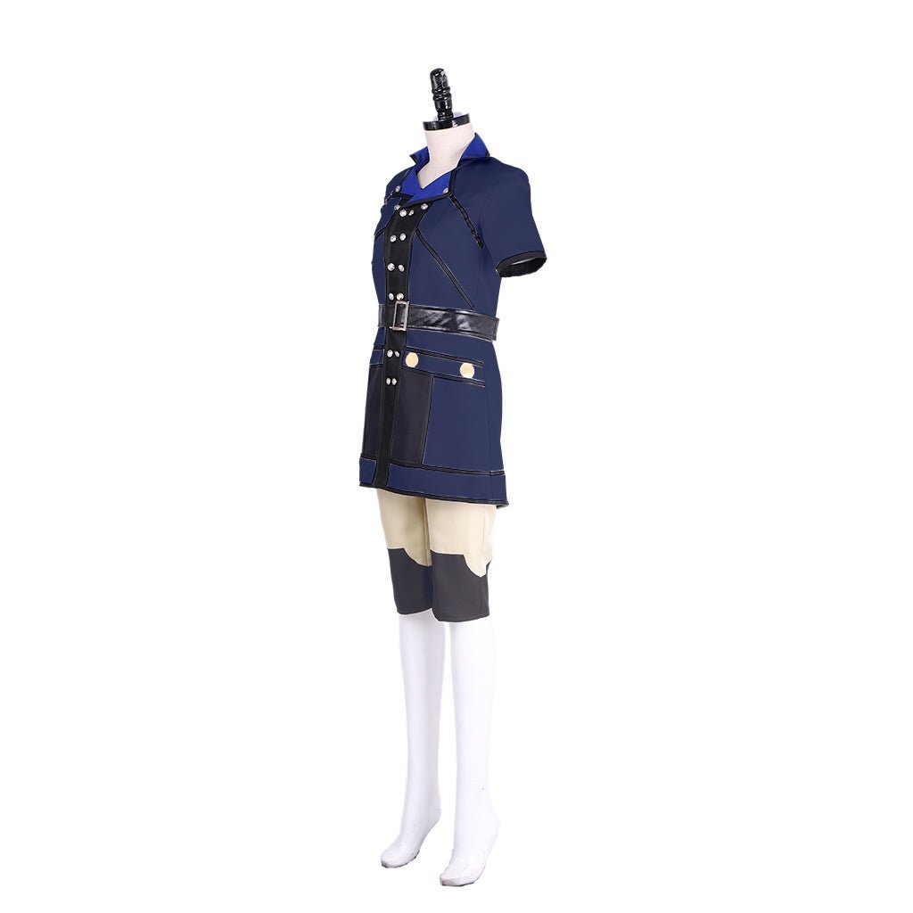 Final Fantasy Lann Cosplay Costume Full Set - Jacket, Pants, Belt | Astricos-Astricos