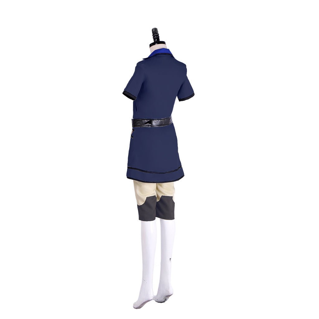 Final Fantasy Lann Cosplay Costume Full Set - Jacket, Pants, Belt | Astricos-Astricos
