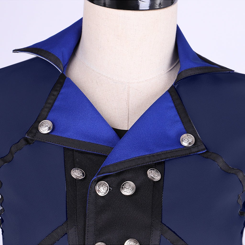 Final Fantasy Lann Cosplay Costume Full Set - Jacket, Pants, Belt | Astricos-Astricos