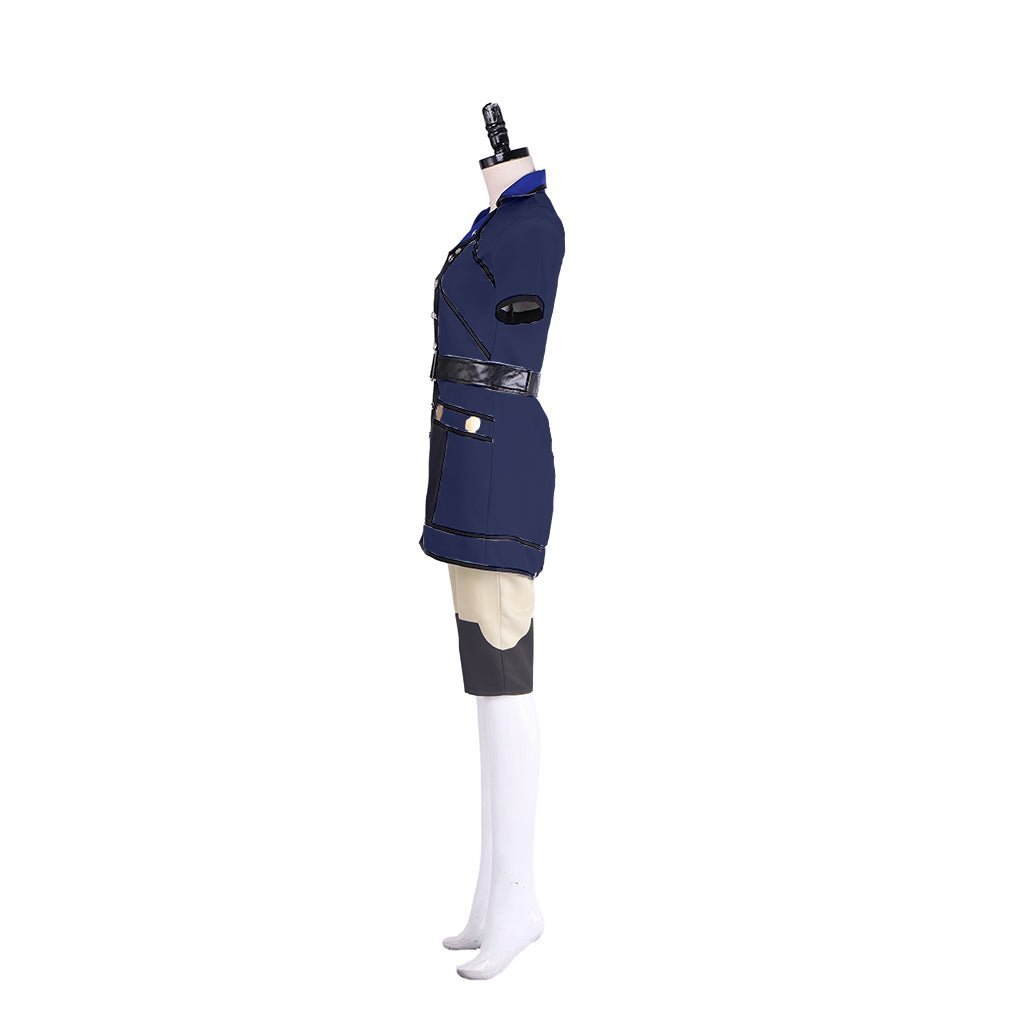 Final Fantasy Lann Cosplay Costume Full Set - Jacket, Pants, Belt | Astricos-Astricos