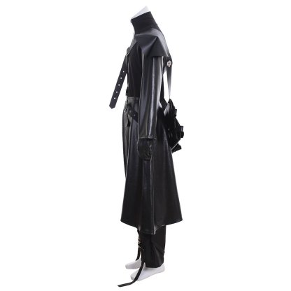 Final Fantasy VII Cloud Strife Cosplay Costume Full Set - Premium Quality with Gloves, Cloak & Belt-Astricos