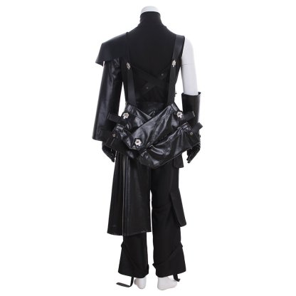 Final Fantasy VII Cloud Strife Cosplay Costume Full Set - Premium Quality with Gloves, Cloak & Belt-Astricos
