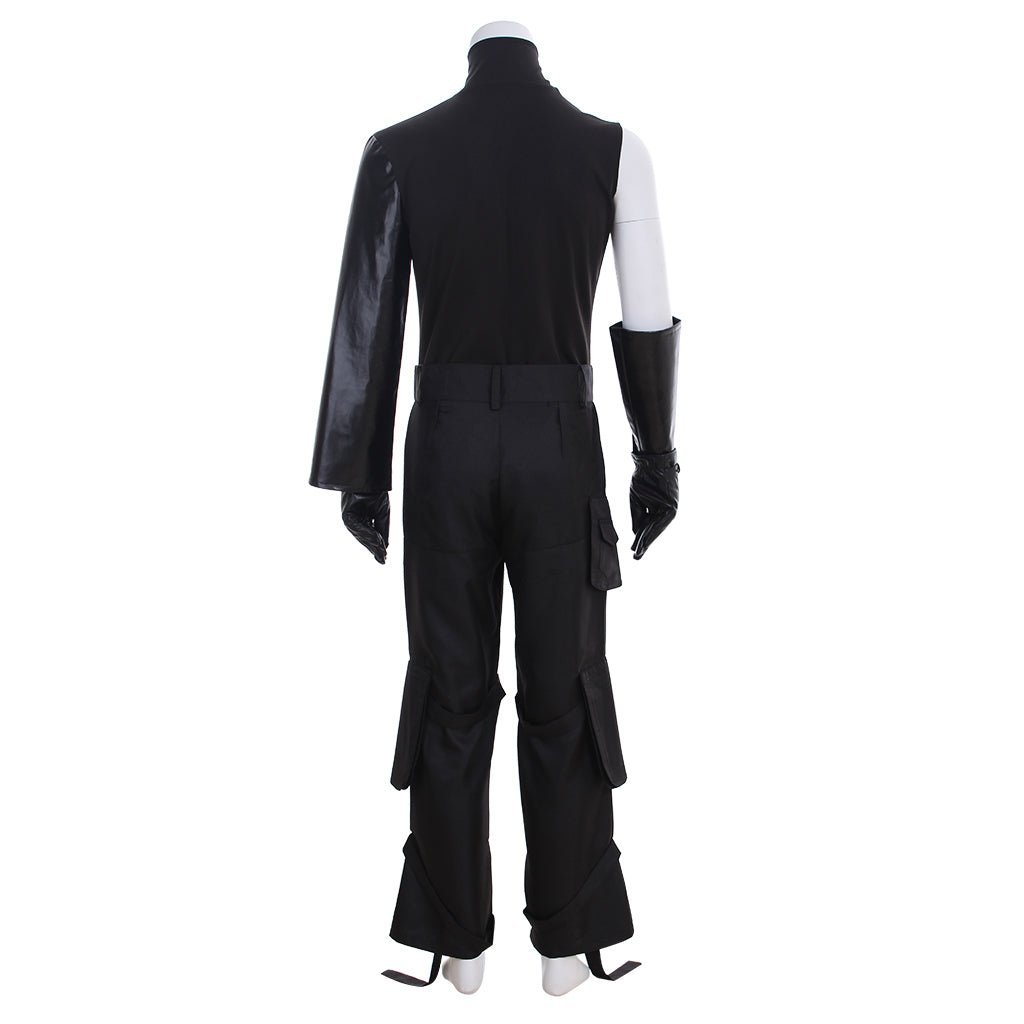 Final Fantasy VII Cloud Strife Cosplay Costume Full Set - Premium Quality with Gloves, Cloak & Belt-Astricos