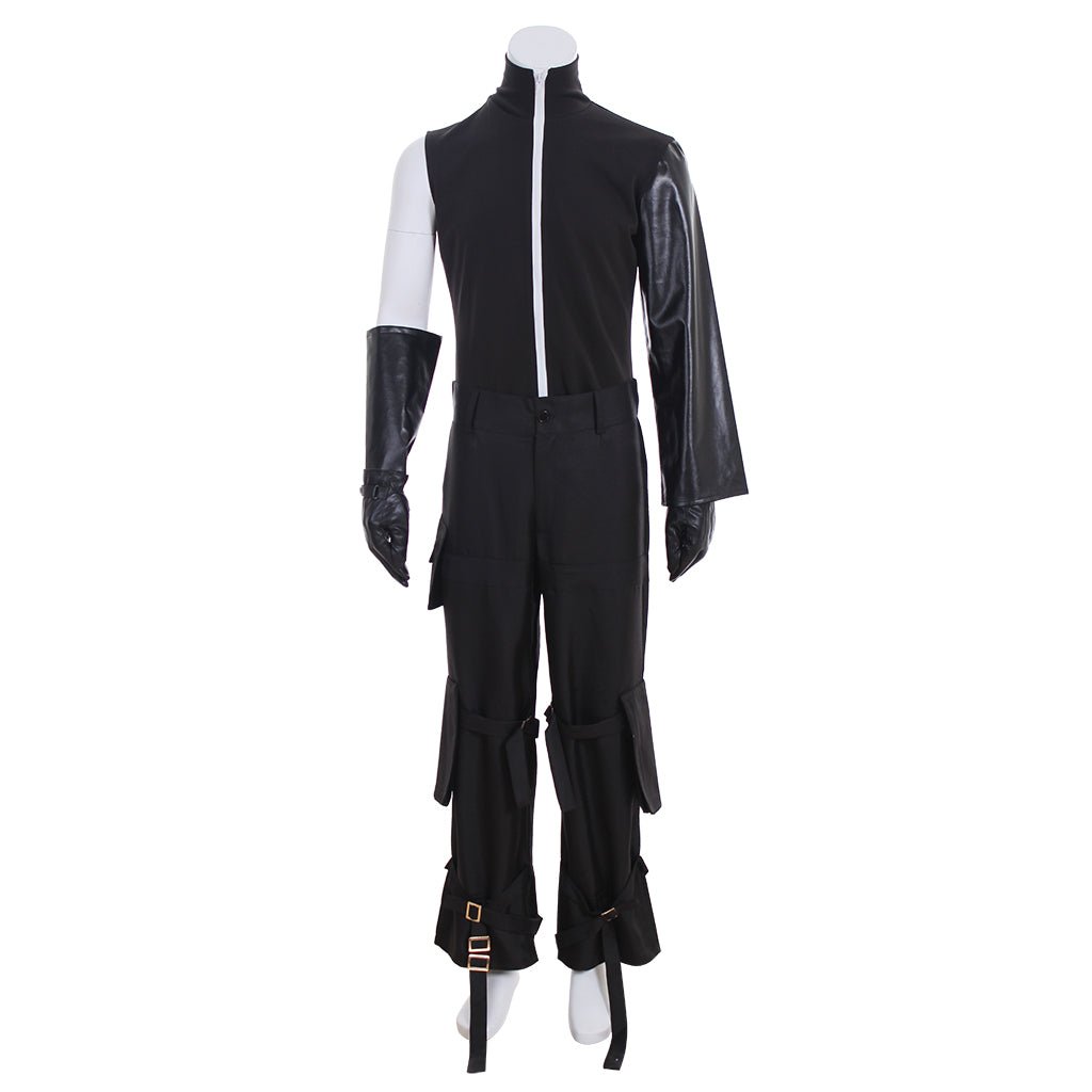 Final Fantasy VII Cloud Strife Cosplay Costume Full Set - Premium Quality with Gloves, Cloak & Belt-Astricos