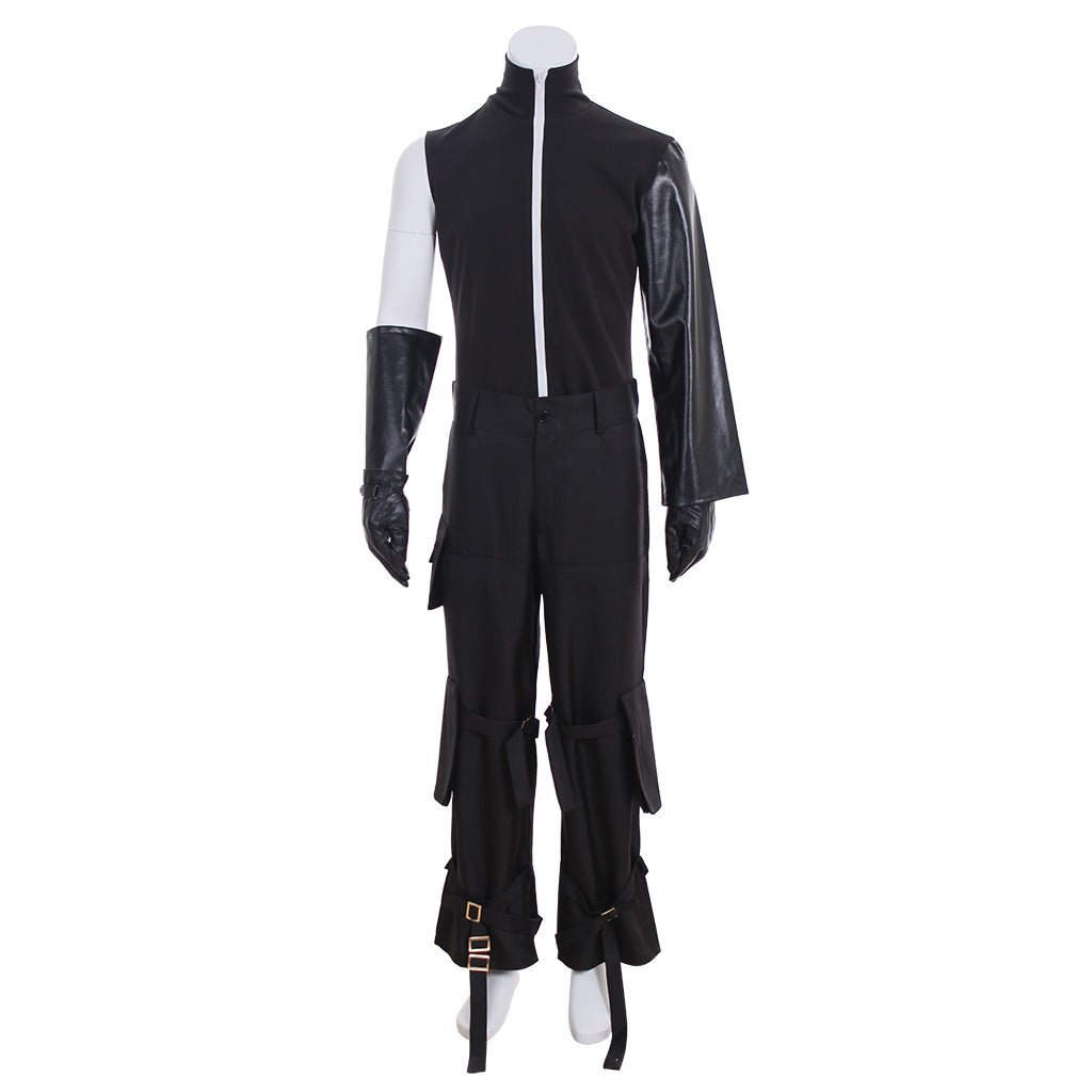 Final Fantasy VII Cloud Strife Cosplay Costume Full Set - Premium Quality with Gloves, Cloak & Belt-Astricos