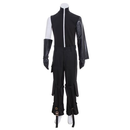 Final Fantasy VII Cloud Strife Cosplay Costume Full Set - Premium Quality with Gloves, Cloak & Belt-Astricos