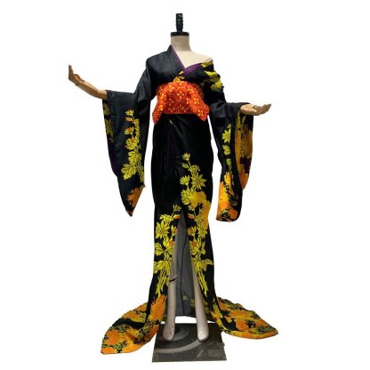 Final Fantasy VII Remake Madam M Elegant Kimono Cosplay Costume for FF7 Fans-Astricos