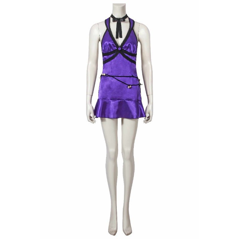 Final Fantasy VII Remake Tifa Lockhart Purple Cosplay Costume - Astricos-Astricos