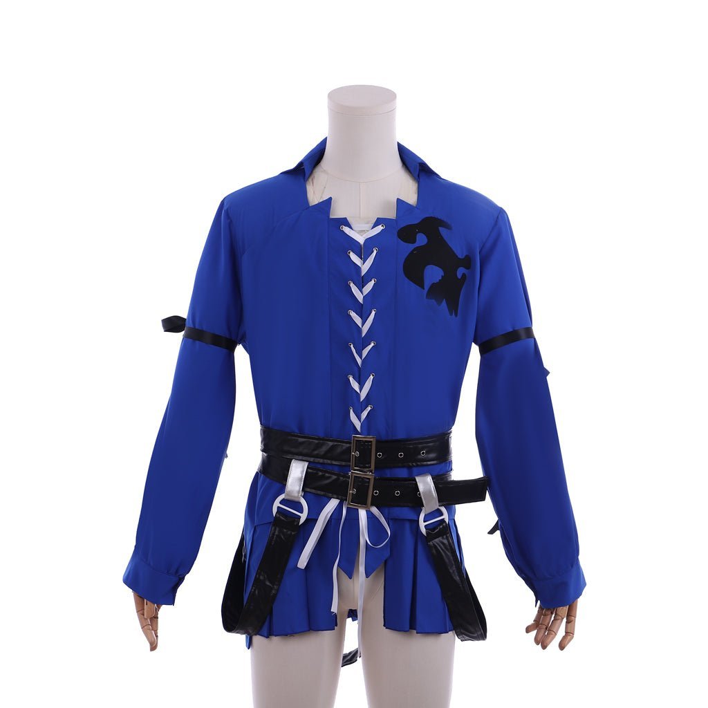 Final Fantasy XIV Estinien Wyrmblood Cosplay Costume - Custom-Made FF14 Outfit-Astricos