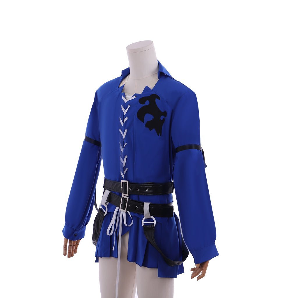 Final Fantasy XIV Estinien Wyrmblood Cosplay Costume - Custom-Made FF14 Outfit-Astricos
