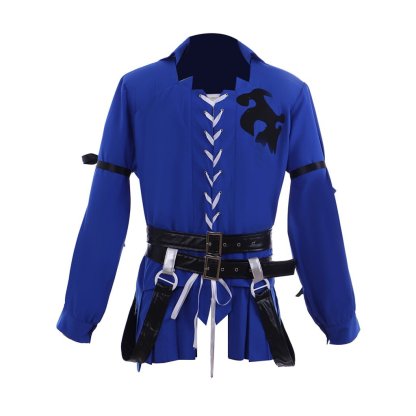 Final Fantasy XIV Estinien Wyrmblood Cosplay Costume - Custom-Made FF14 Outfit-Astricos