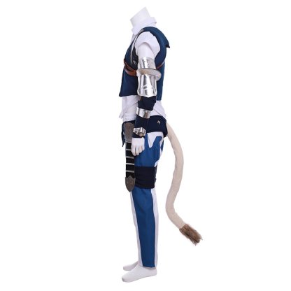 Final Fantasy XIV Miqo'te Male Cosplay Costume - Halloween & Party Outfit-Astricos