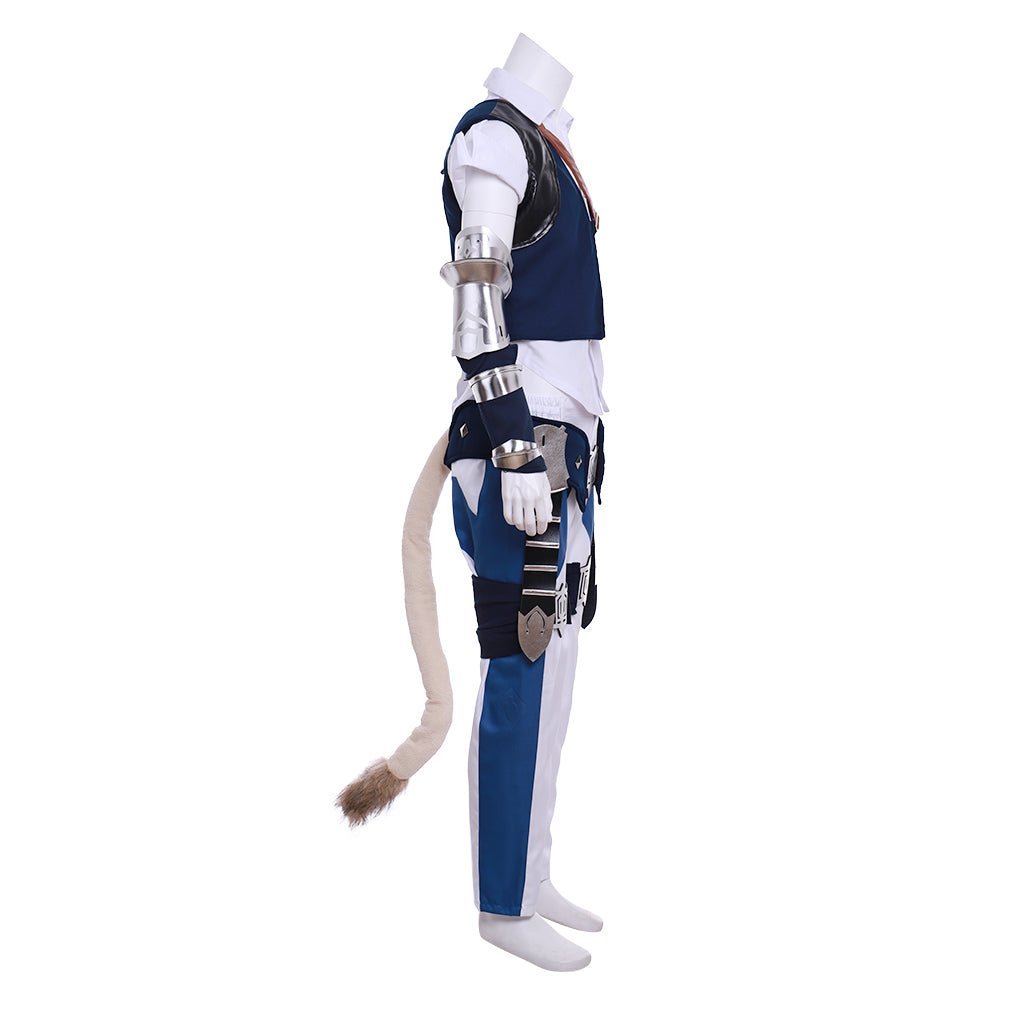 Final Fantasy XIV Miqo'te Male Cosplay Costume - Halloween & Party Outfit-Astricos