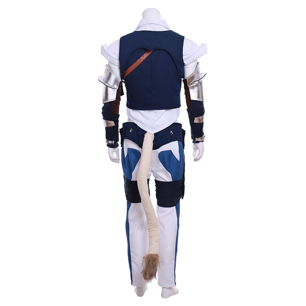 Final Fantasy XIV Miqo'te Male Cosplay Costume - Halloween & Party Outfit-Astricos
