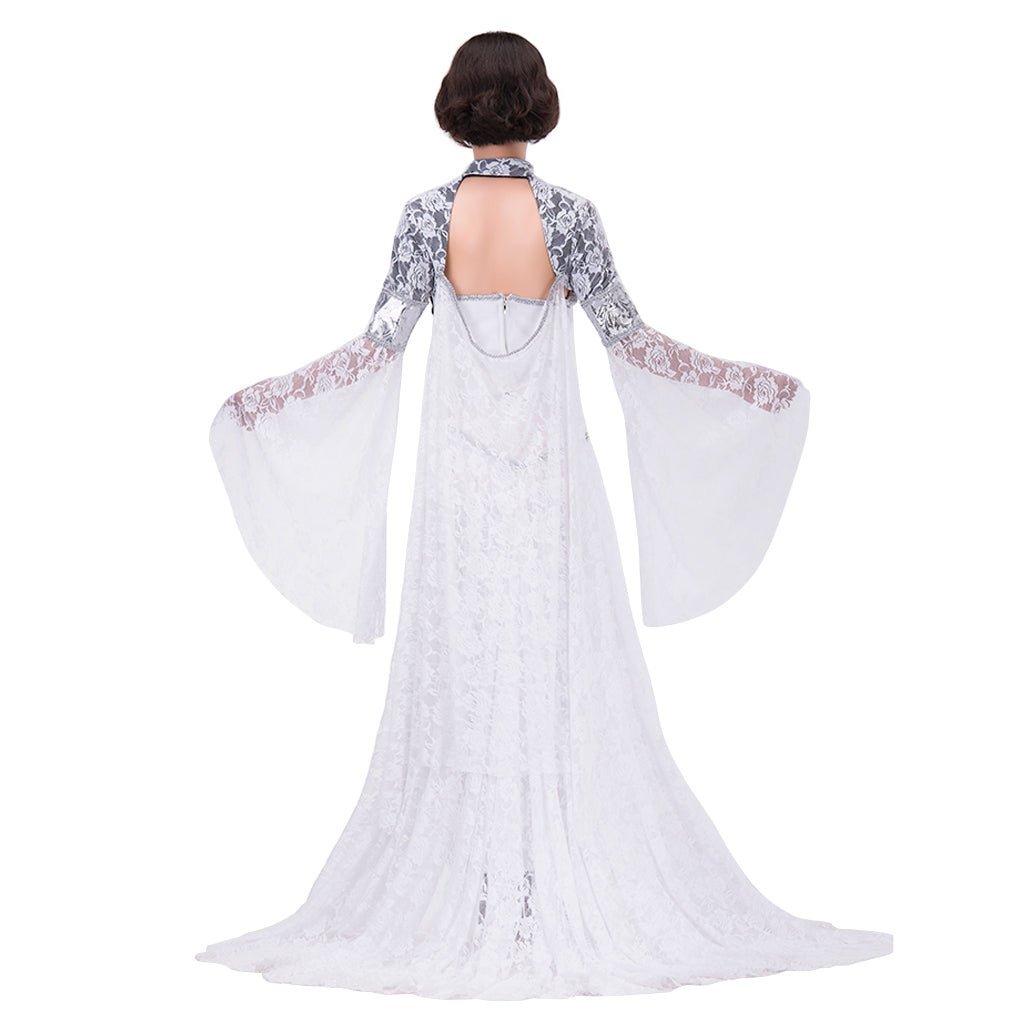 Final Fantasy XV Lunafreya Nox Fleuret Cosplay Costume - Elegant Evening Party Dress for Women-Astricos