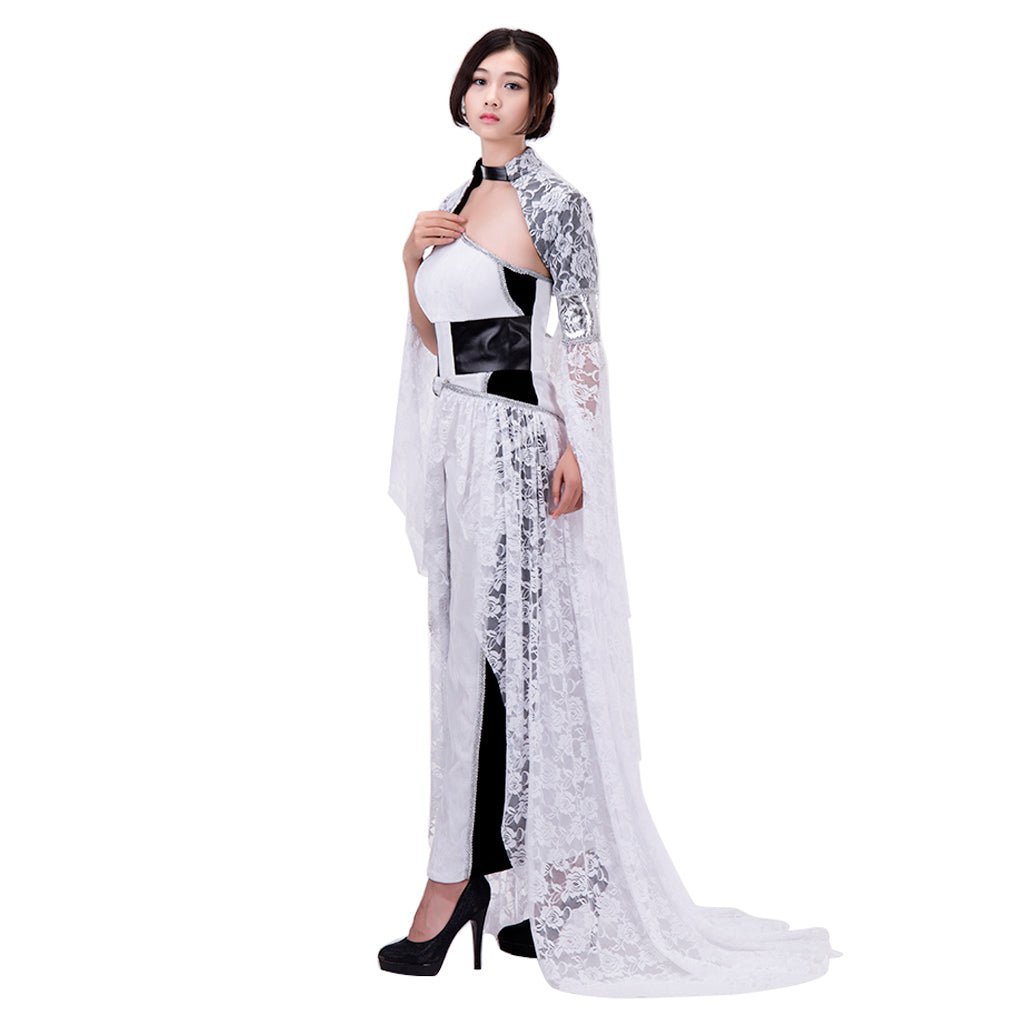 Final Fantasy XV Lunafreya Nox Fleuret Cosplay Costume - Elegant Evening Party Dress for Women-Astricos