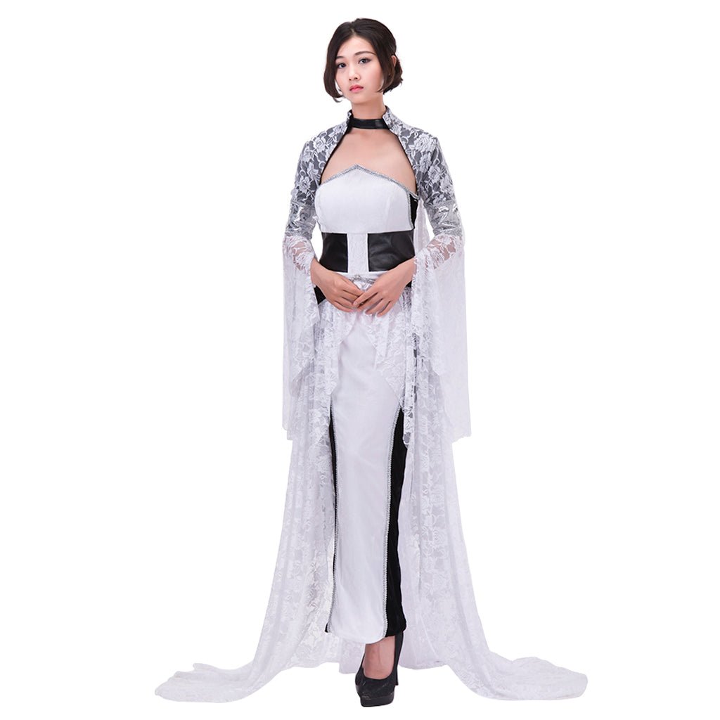 Final Fantasy XV Lunafreya Nox Fleuret Cosplay Costume - Elegant Evening Party Dress for Women-Astricos